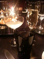 Complimentary Champagne & my cocktail, The Corpse Reviver (No. 2)
