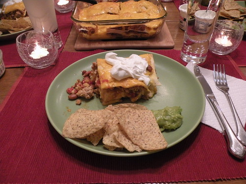 mexican lasagne