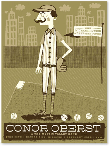 conor oberst poster. Anorak magazine game illustration detail middot; Conor Oberst amp; the Mystic Valley Band middot; Conor Oberst poster details