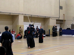 Kendo Match Action Shot
