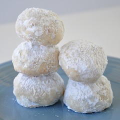Snowmen Snowball Cookies by Food Lovers Odyssey