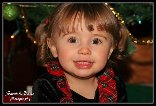 Kinsey in her Christmas Dress
