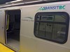 Dirty train on display at Vancouver City Centre Station