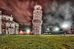 leaning tower of pisa | torre di pisa | italia | italy - night  hdr