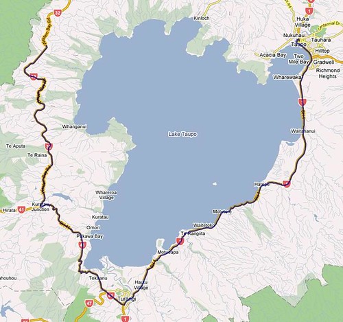 Taupo 100k Map