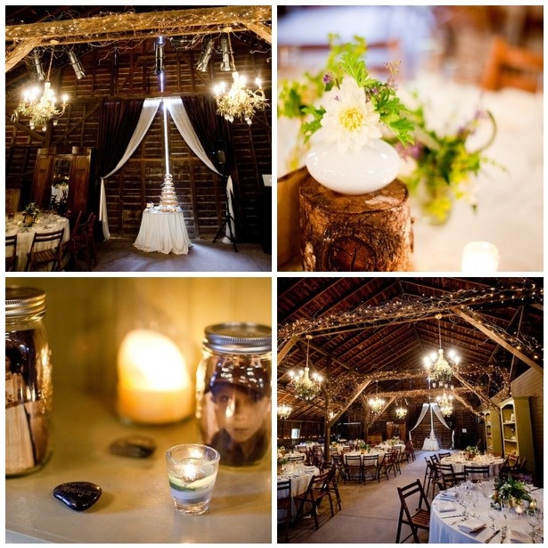 Eastern Rustic Organic Wedding Reception Posted by Amber Events at 700 AM