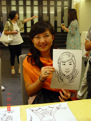 Caricature live sketching for Siam Express - 6