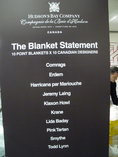 The Blanket Statement by The Bay