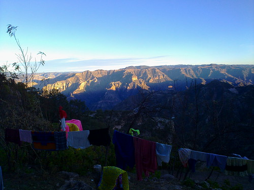 Clothesline with a view