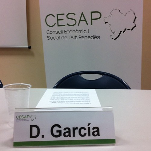 A la presentació del Consell Econòmic i Social de l'Alt Penedès (CESAP)