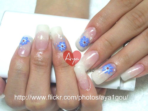 summer nail art design girl manicure 