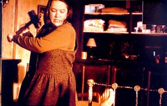 Annie (Kathy Bates) goes in for a swing of the sledgehammer