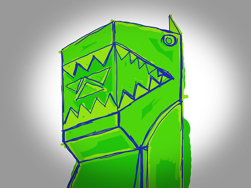 green box monster costume