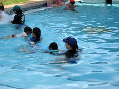 Owen's first swim class