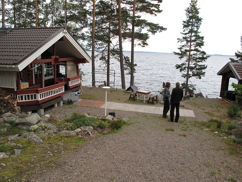 lake side cabin