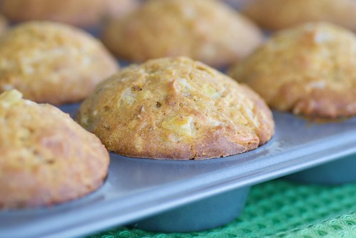Butternut Squash Muffins with Apples, Sage and Cheddar Cheese