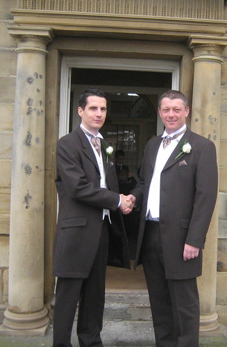 In August it was Peter and Joanne 39s wedding and I was his Best Man