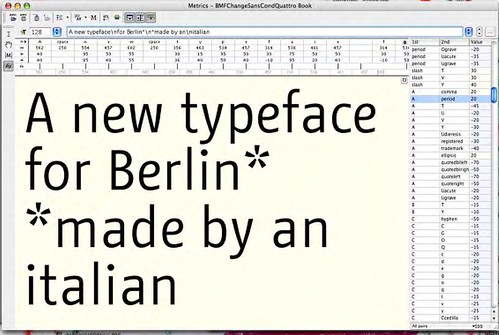 BMFChange typeface