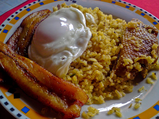 bolivian food: majau