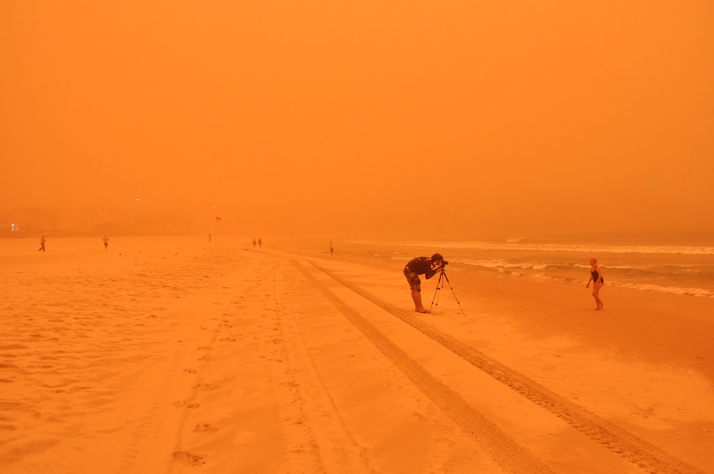 Песчаная буря в Сиднее
