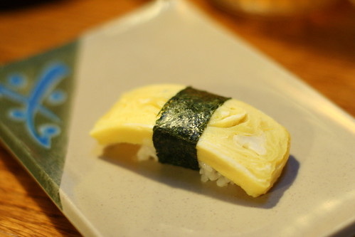 Tamago Nigiri sushi