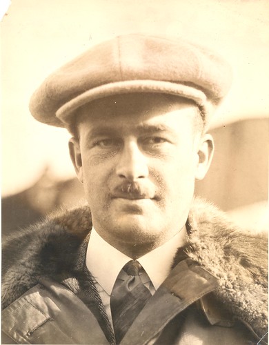 Photograph of airmail pilot Charles Ames, by unknown photographer, c. 1924, Smithsonian National Pos