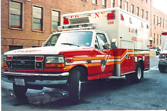 bus ford fire ambulance trucks 1994 ems fdny f350