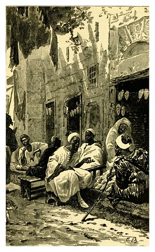060-Tienda de ropa en Fez-Morocco its people and places-Edmondo De Amicis 1882