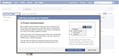 Facebook privacy update guide