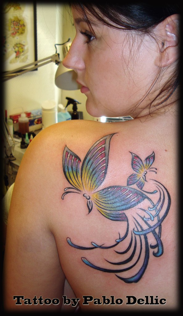 tattoo de borboletas. Tatuagem de Borboletas