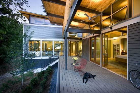Modern Wooden RainShine House Design by Robert M. Cain | Home and ...