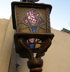 stained glass porch lamp