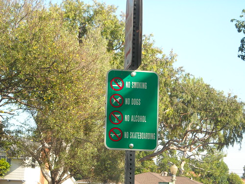 Green Space Sign