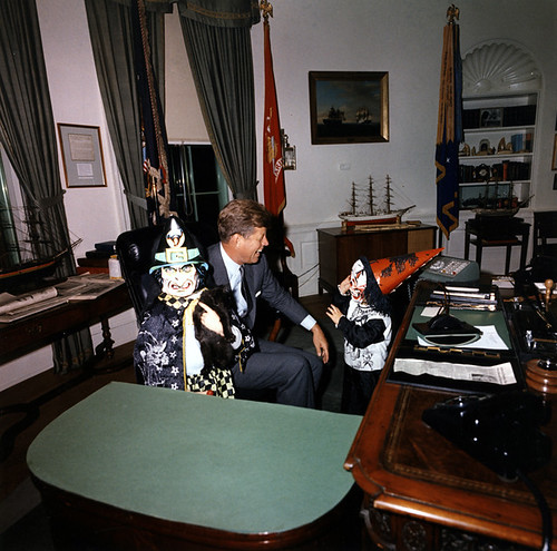 Halloween visitors with the President, 31 October 1963 by Infrogmation