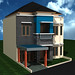 Rumah Minimalis 2 lantai di Purwokerto by Indograha Arsitama Desain
 & Build