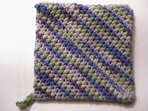 Crocheted Folded Potholder