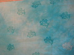 stamped fabric