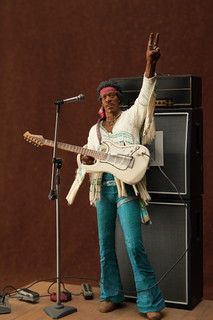 Jimi Hendrix (figure@Strobist #2)
