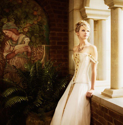 Medieval Wedding Gown Inspirations Taylor Swift wore a custom made gown 