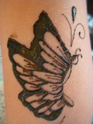 henna tattoobutterfly design a photo on Flickriver