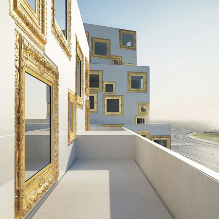 gold frame window treatments