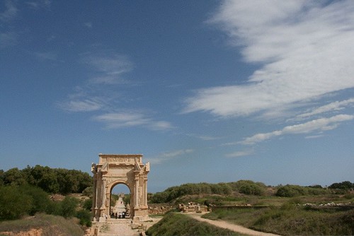 Arch at leptis magna