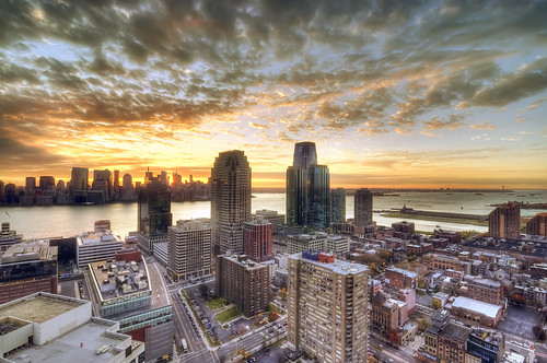 sunrise over new york