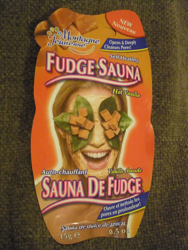 Fudge Sauna facial :o
