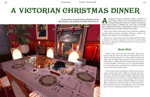 The Primgraph Issue 9: Victorian Christmas Dinner