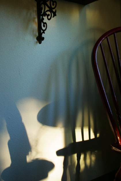 shadows and chair