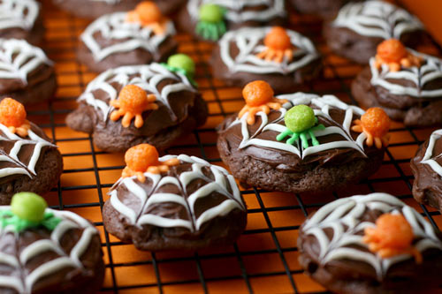 Trix Cereal Spider Cookies