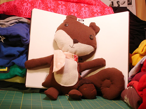 A Plush A Day Challenge: Day 12 & 13 - Squirrel & Acorn