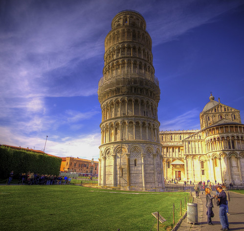  フリー画像| 人工風景| 建造物/建築物| 塔/タワー| ピサの斜塔| 世界遺産/ユネスコ| イタリア風景| HDR画像|    フリー素材| 