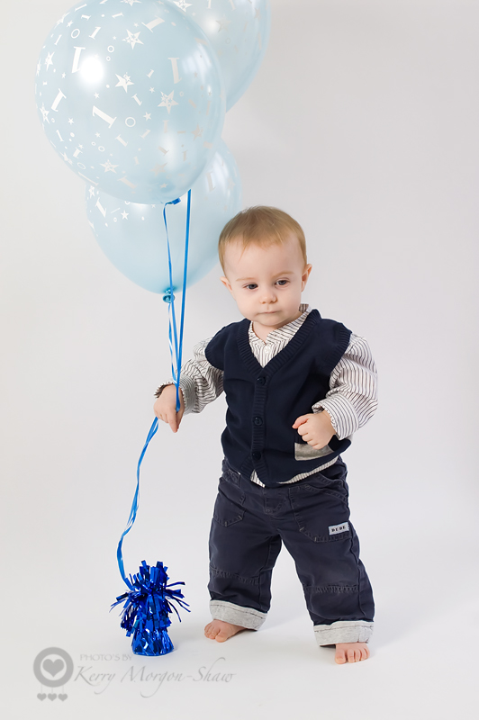 A boy and his balloons